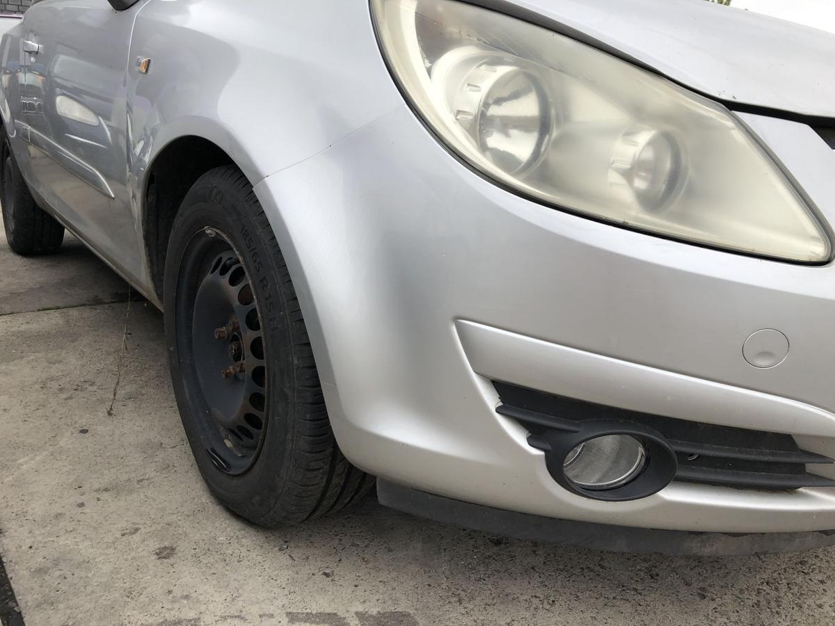 Opel Corsa D Sto&szlig;f&auml;nger vorn Frontsch&uuml;rze mit Nebelscheinwerfer 2AU Starsilber