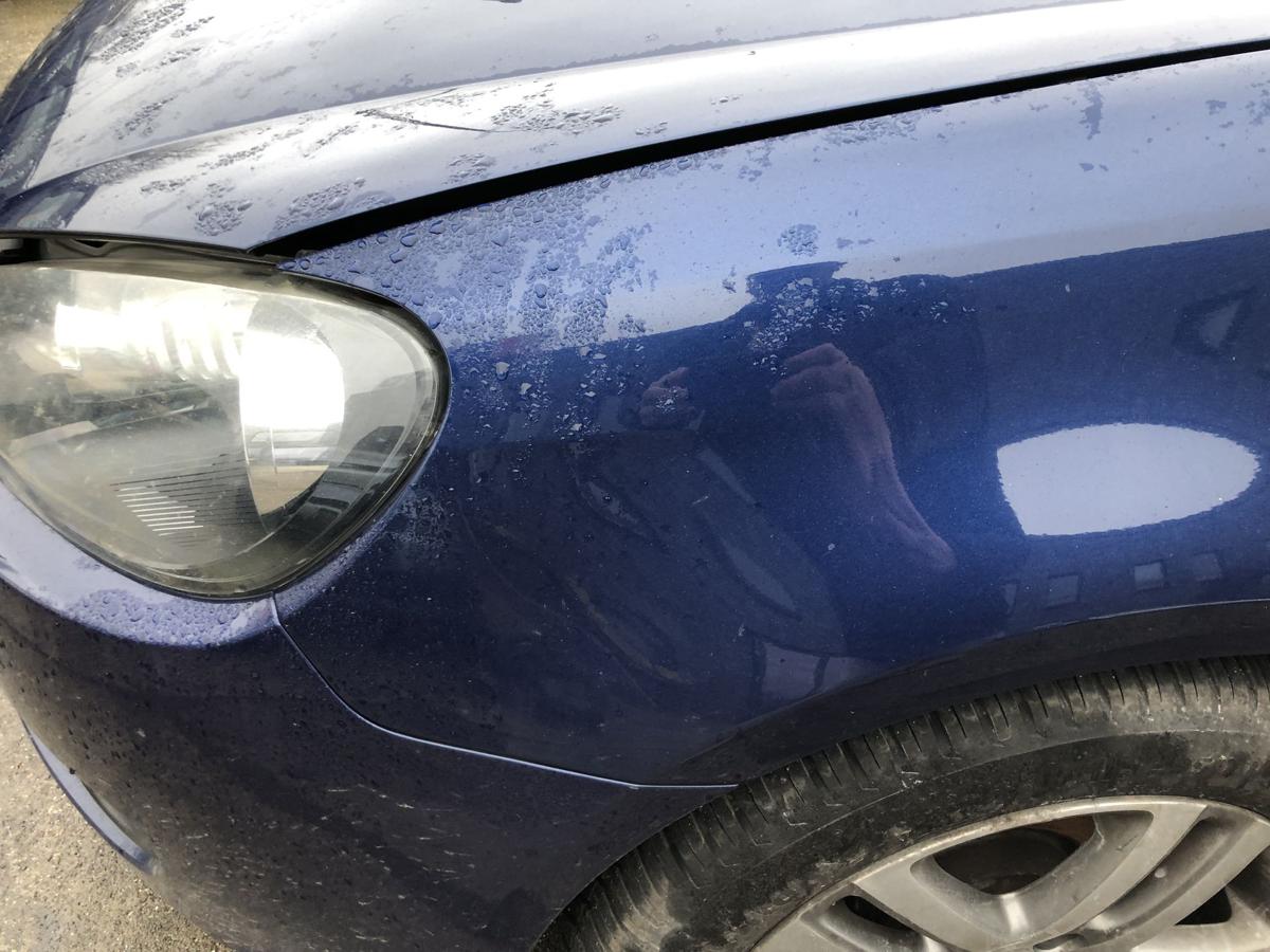 VW Golf 6 VI Variant Kotfl&uuml;gel links Radabdeckung Fender Seitenwand blau OE