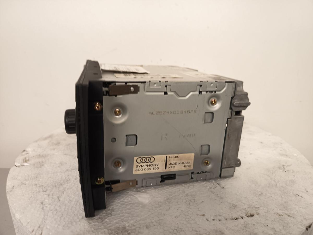 Audi A4 B5 Limo orig Radio Symphony 8D0035195 MIT CODE Bj 2000