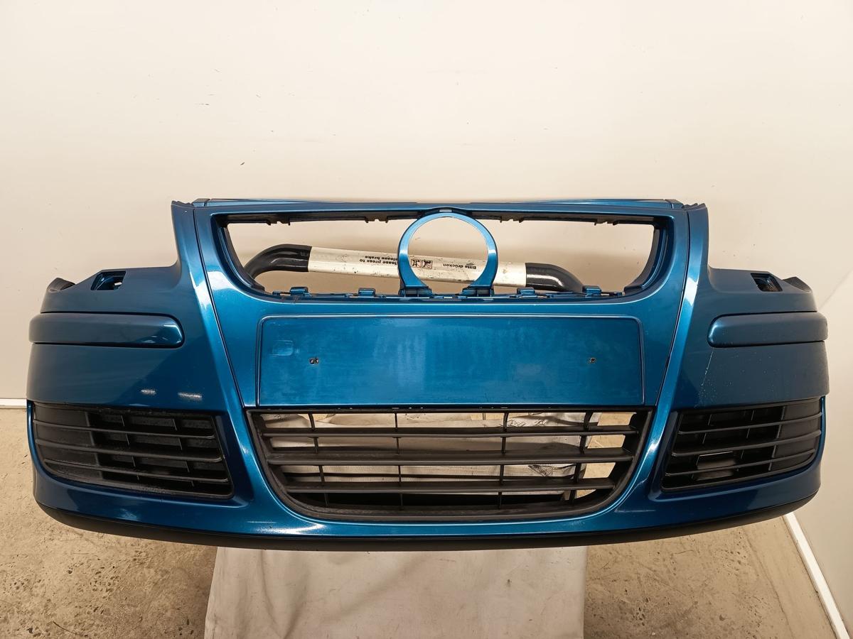 VW Polo 9N2 Facelift ab 2005 original Stoßfänger Stoßstange vorn LA5K -blau