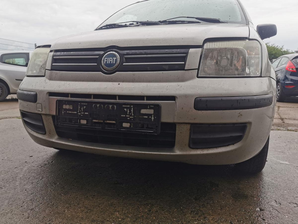 Fiat Panda 169 Stossfänger Stossstange Bumper vorn 647 Grigio Steel Metallic