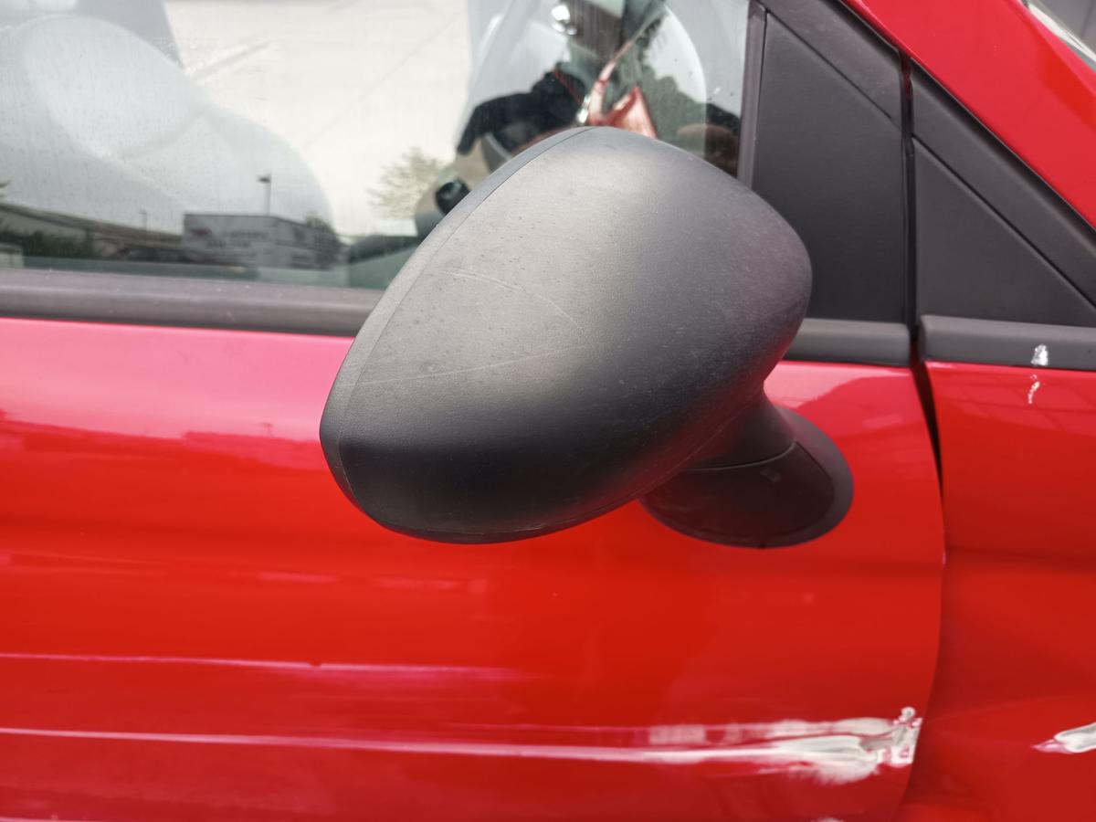 Fiat 500 original Aussenspiegel rechts elektrisch unlackiert schwarz Bj 2012