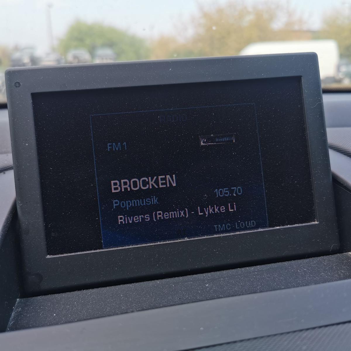 Peugeot 308 SW 4H Monitor Display Bildschirm Navigation Radio Infodisplay