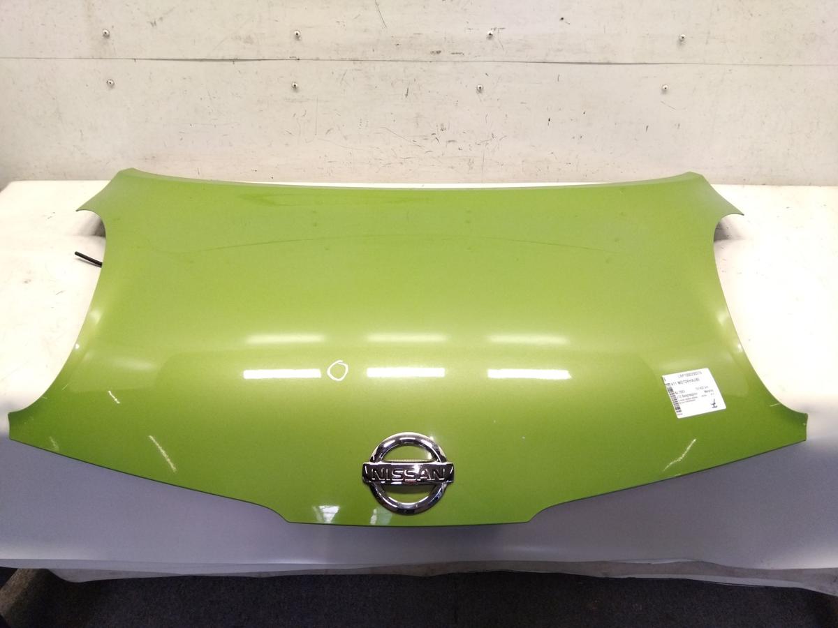Nissan Micra K12 original Motorhaube J13 Seegrasgr&uuml;n Metallic BJ2003