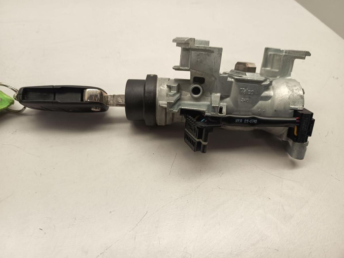 VW Golf VI 6 Bj 2009 original Zündschloss mit 1 Schlüssel 1,4L 59KW Benzin