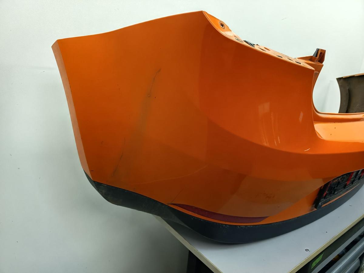 Seat Ibiza 6J 3t&uuml;rer original Sto&szlig;f&auml;nger Stange hinten Heck P2C Orange Bj 2009