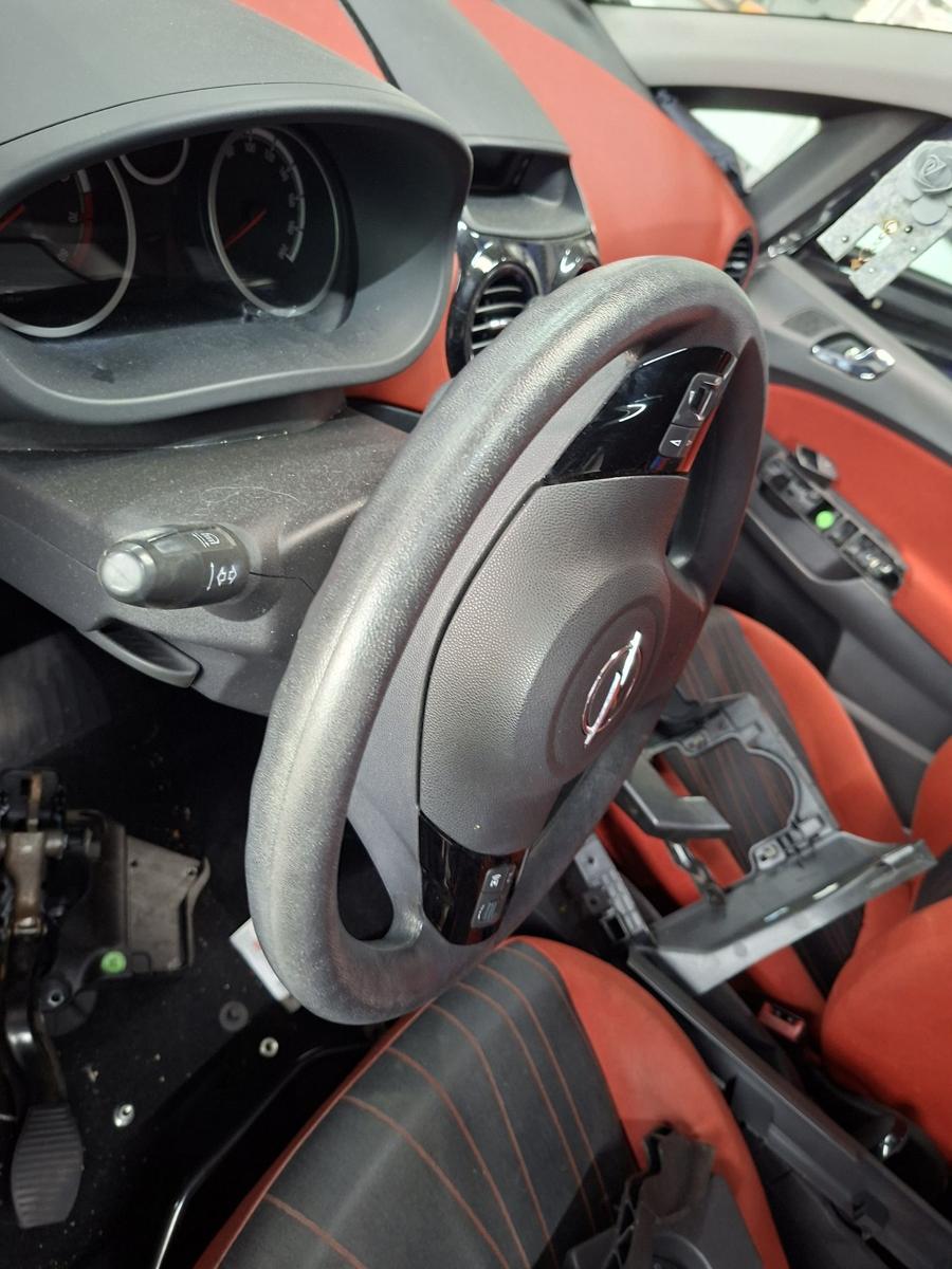 Opel Corsa D orig Lenkrad mit Fernbedienung Klavierlack schwarz Bj 2007
