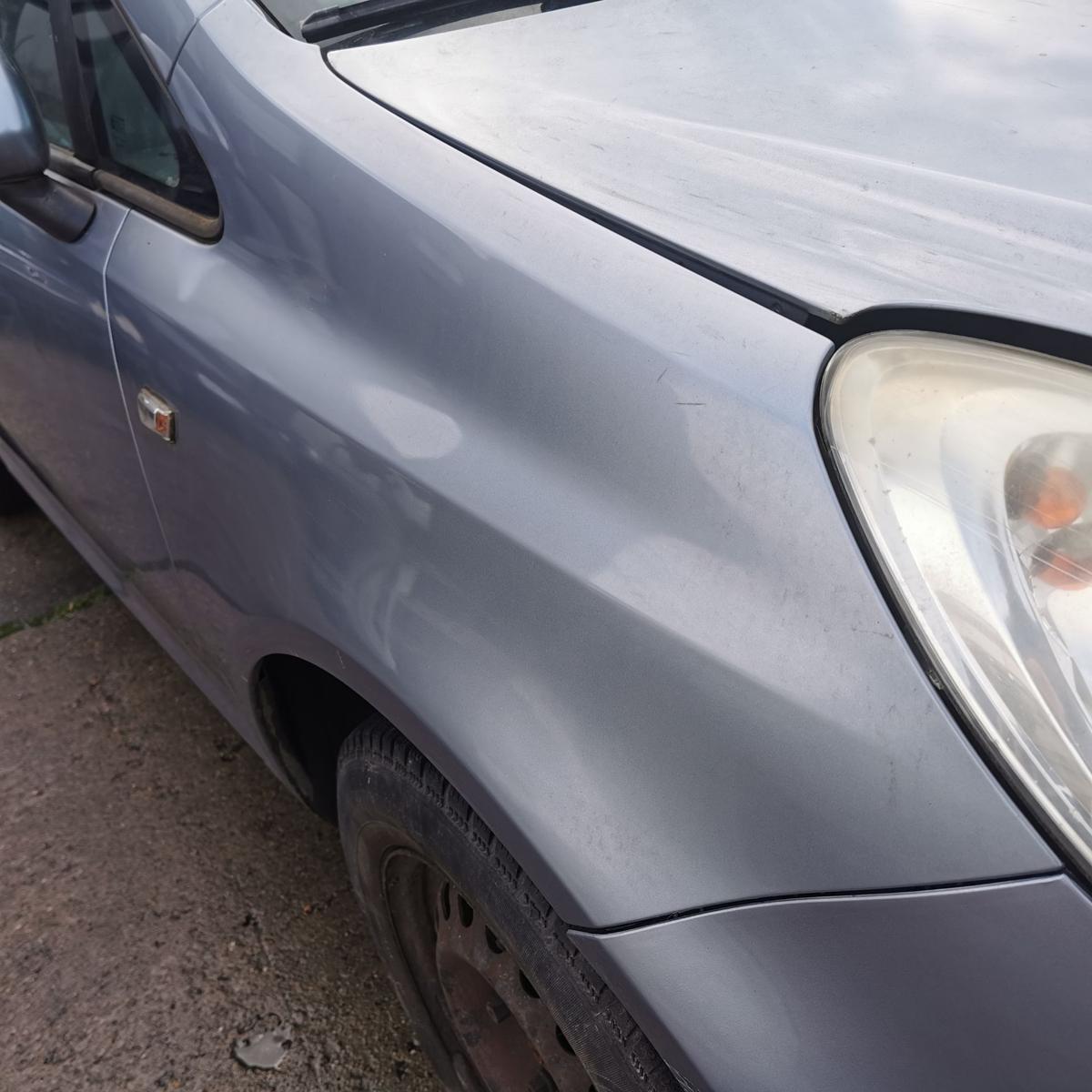 Opel Corsa D Kotflügel Fender Seitenwand vorn rechts Z163 Lichtsilber metallic