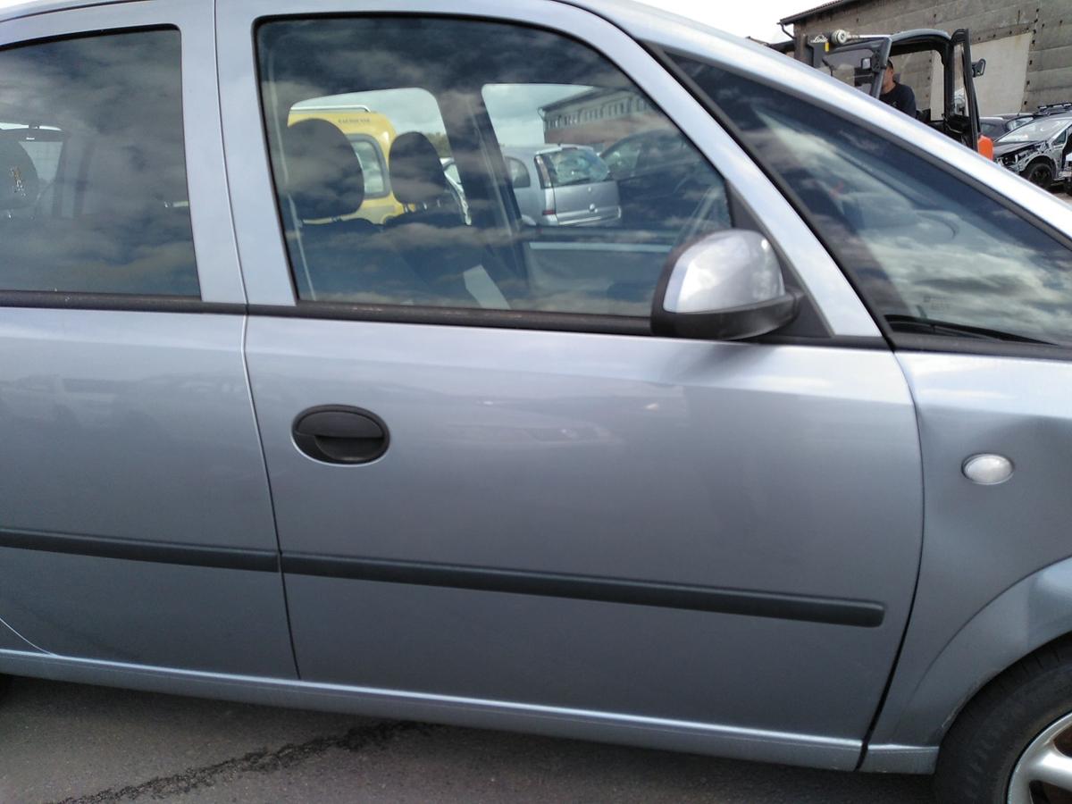 Opel Meriva A T&uuml;r vorn rechts Beifahrert&uuml;r graumetallic Z163 lichtsilber Bj.2004
