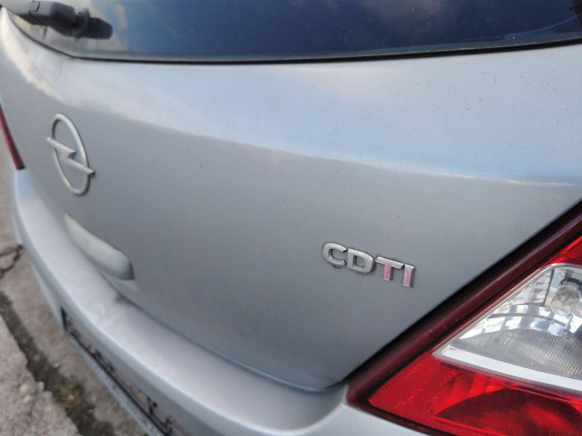 Opel Corsa D Heckklappe Klappe Deckel hinten nur 5trg Z163 Lichtsilber metallic