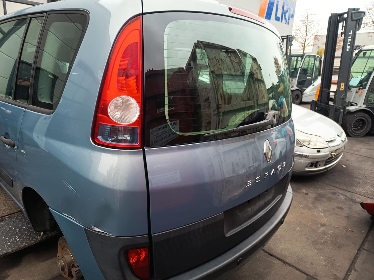 Renault Espace IV JK0/JK1 Bj 2003 orig Heckklappe mit Scheibe FLH Blue Ted47