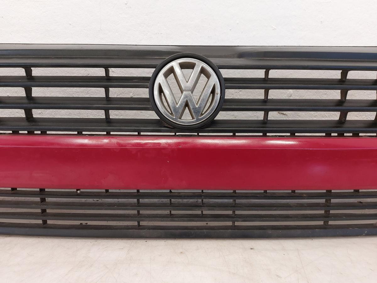 VW T4 Caravelle Grill Frontgrill K&uuml;hlergrill mit Leiste kurze Front rot OEM