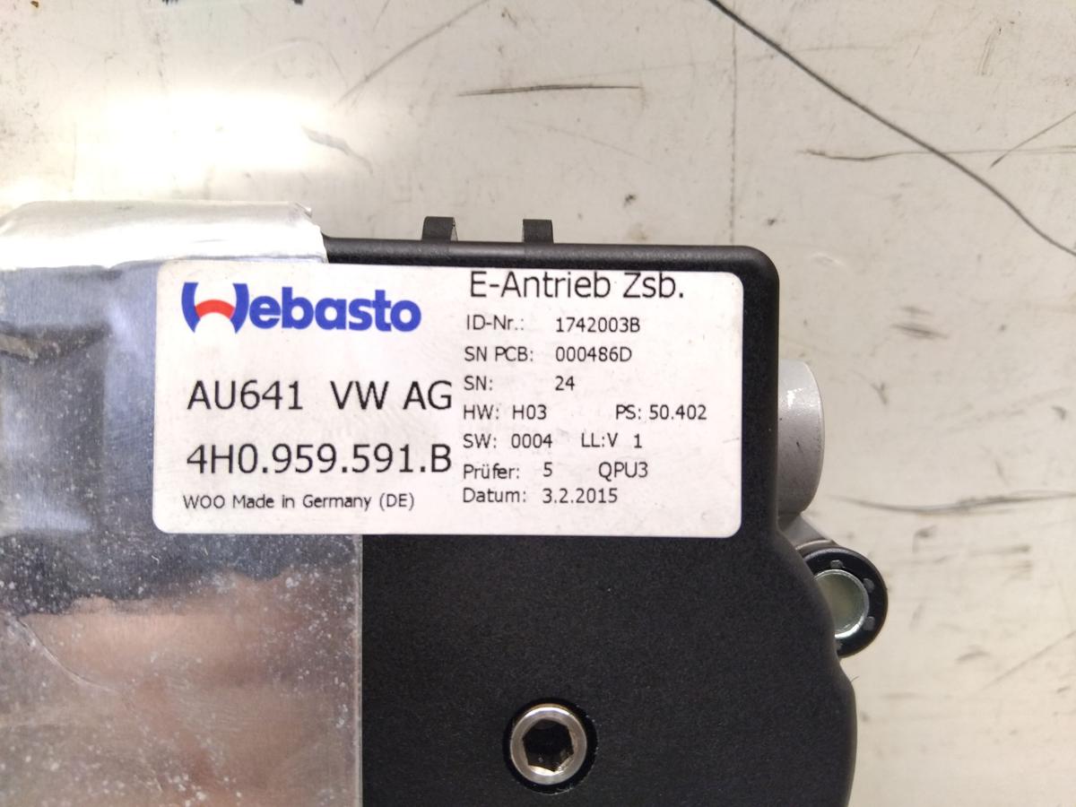 Audi A8L D4 4H Lang original Schiebedachmotor vorn 4H0959591B Webasto BJ2015