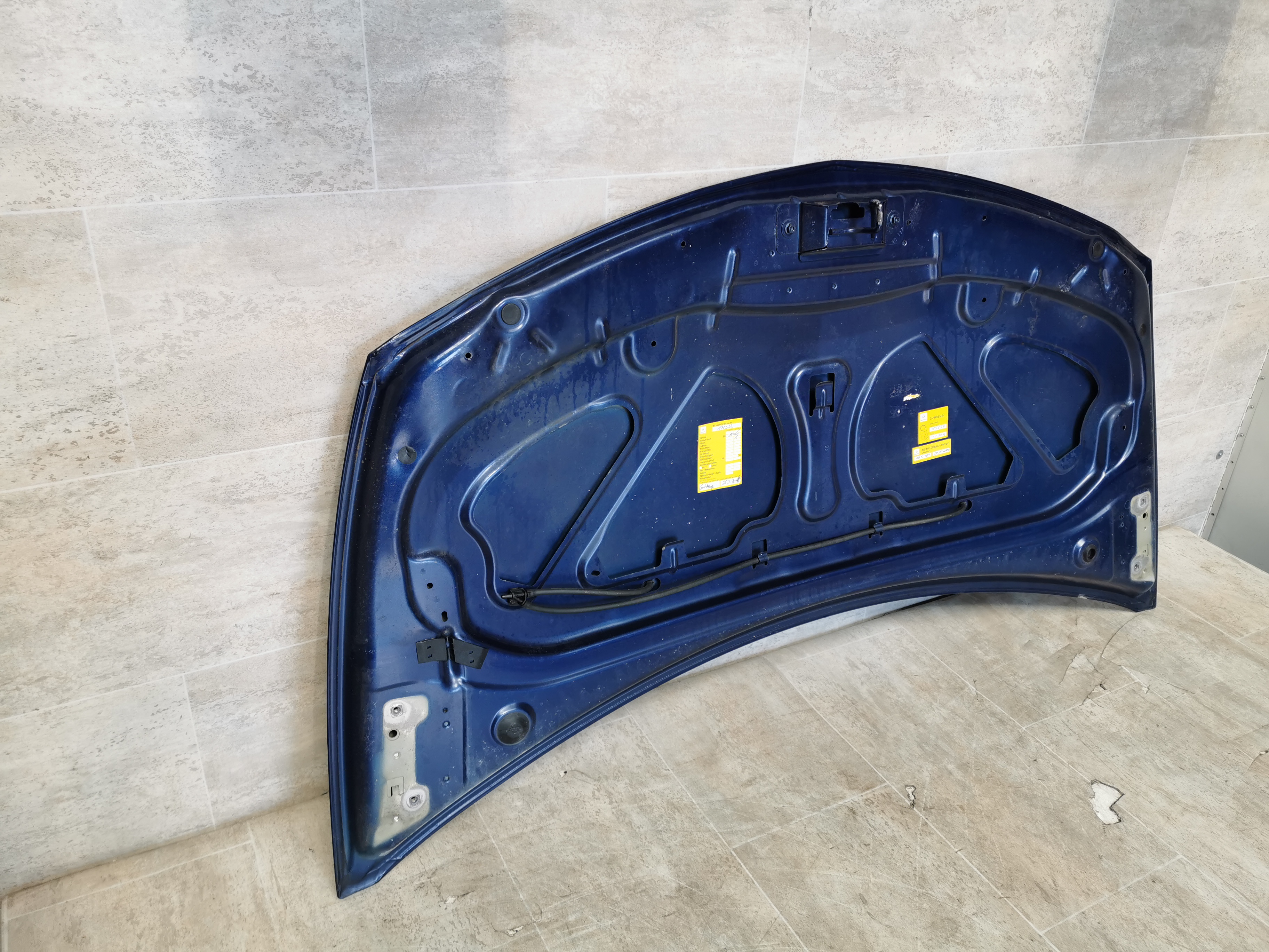 Renault Clio 3 III 05-09 Motorhaube Frontklappe Deckel vorn Blau