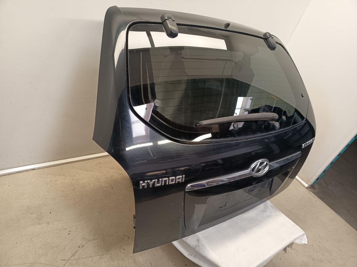 Hyundai Tucson 1 orig Heckklappe mit Scheibe (klappbar) EB Ebony Black Bj 2006