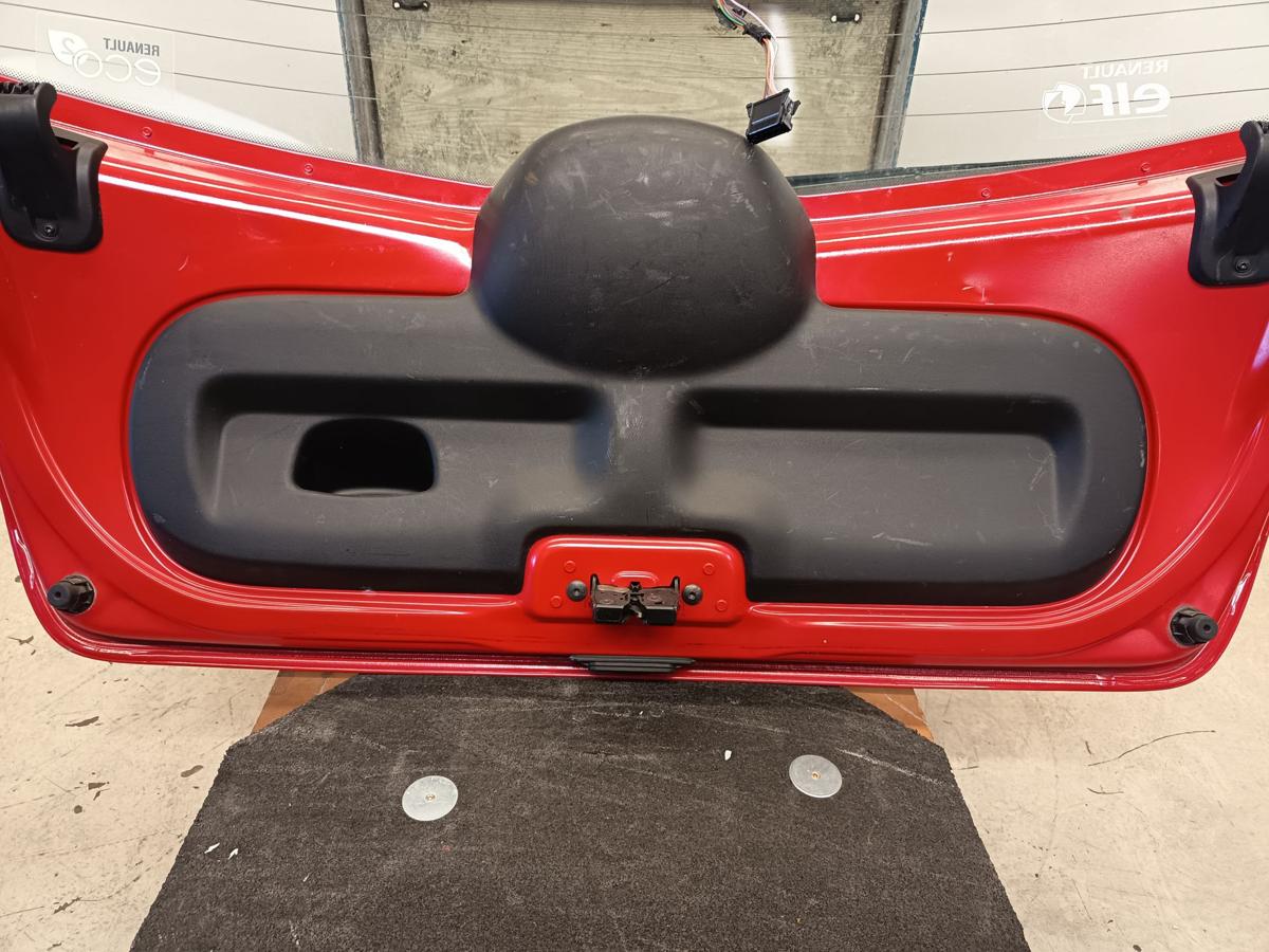 Renault Twingo II original Heckklappe mit Scheibe OV727 Spanischrot Bj2010
