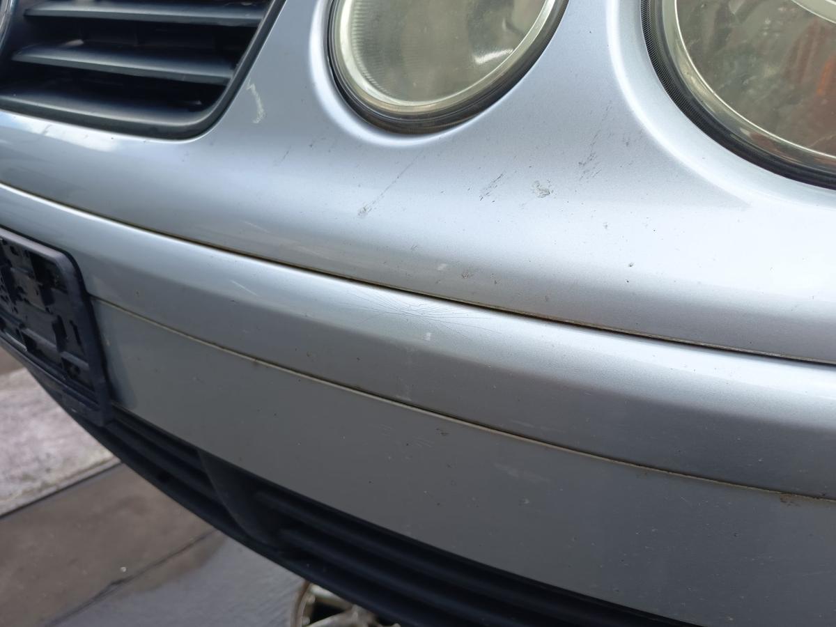 VW Polo 9N1 original Sto&szlig;stange F&auml;nger vorn Front A7W Reflexsilber Bj 2003