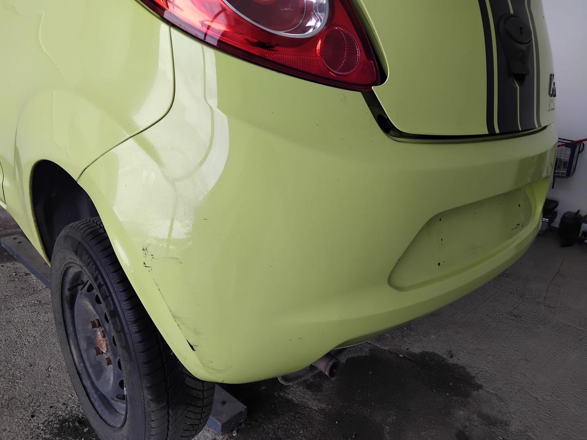 Ford Ka 2 RU8 original Stoßstange Stossfänger hinten gelb Jump BJ2011