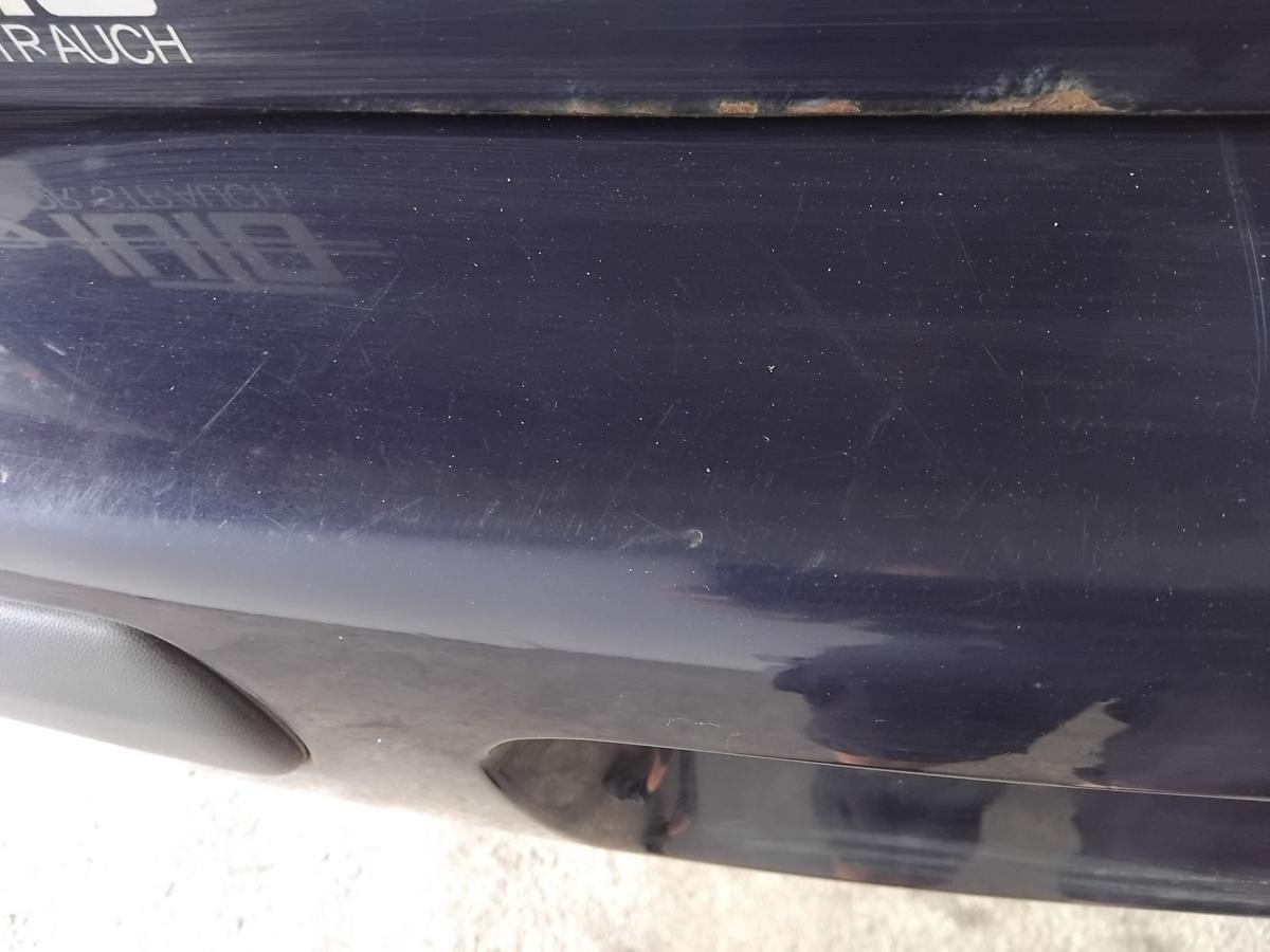 VW Golf 4 1J Flie&szlig;heck orig Sto&szlig;f&auml;nger Sto&szlig;stange hinten BJ2000 LB5N Indigoblau