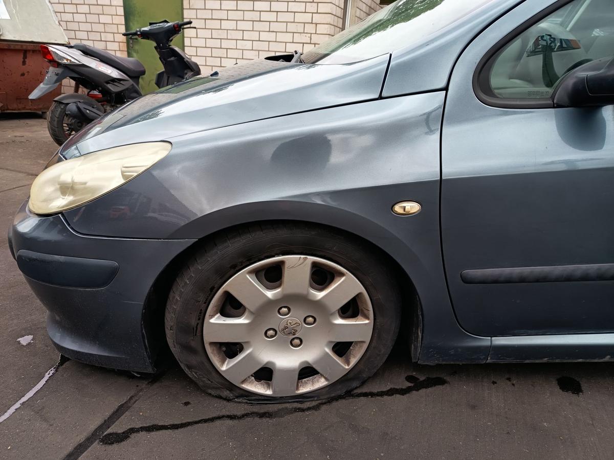 Peugeot 307 orig Kotflügel links Fahrerseite EZW Eisengrau Bj 2005