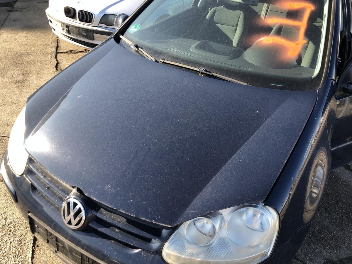 VW Golf 5 V 1K Motorhaube Haube Motorklappe vorn LA5G Perlblau