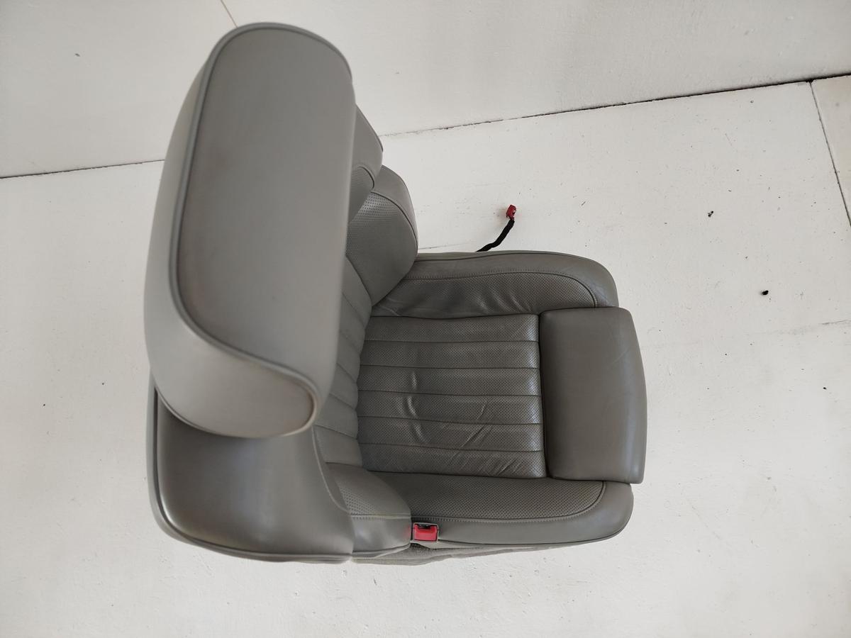 VW Phaeton 3D Sitz vorn links grau Ledersitz Memory Massage Heizung Lüftung