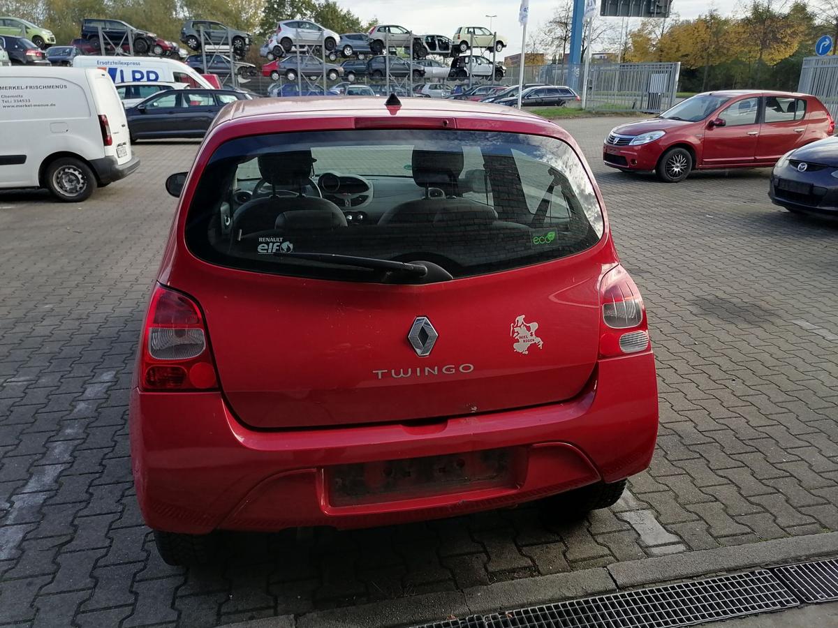 Renault Twingo 2 original Heckklappe mit Heckscheibe OV727 Rot Bj.2010