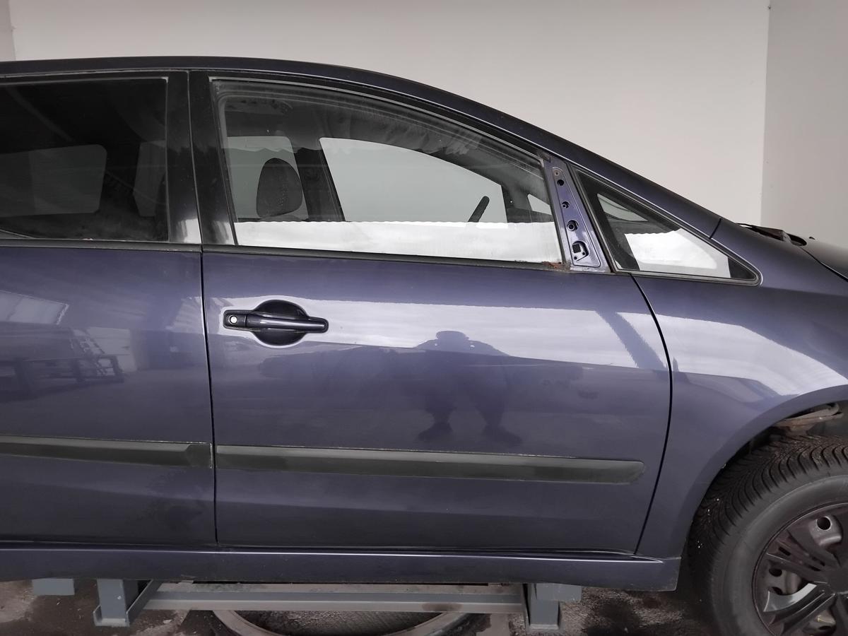 Mitsubishi Grandis Tür vorn rechts Beifahrertür T65 deepblue perl. BJ2004