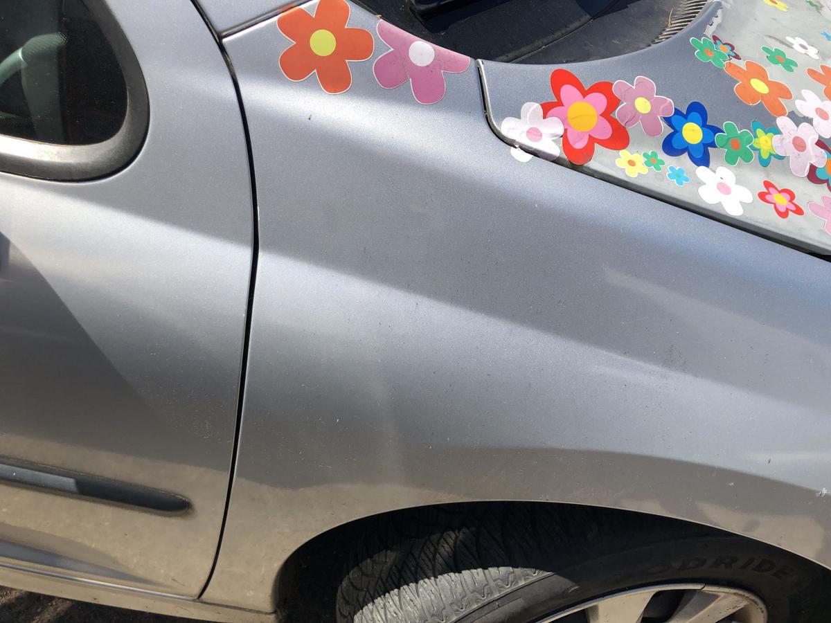 Peugeot 207 WA WC Kotfl&uuml;gel vorn rechts Beifahrerseite EZR Aluminiumgrau