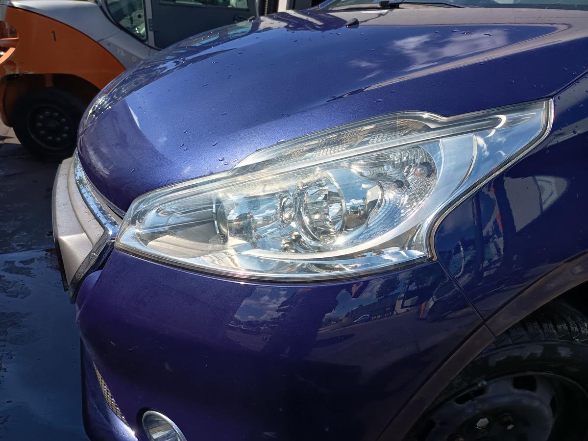 Peugeot 208 I orig Scheinwerfer links Halogen Fahrerseite Bj 2012-2015