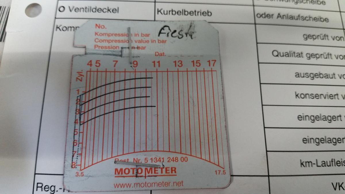 Ford Fiesta IV original Motor DHA 114000km 1242ccm 55KW Bj 1998