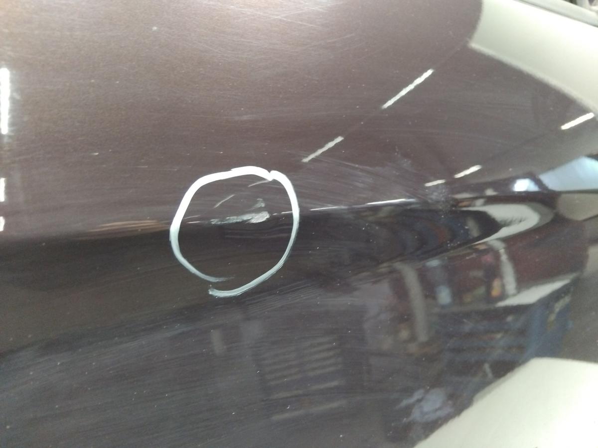 Ford Ka 2 RU8 T&uuml;r rechts Beifahrert&uuml;r auberginemetallic Bj.2009