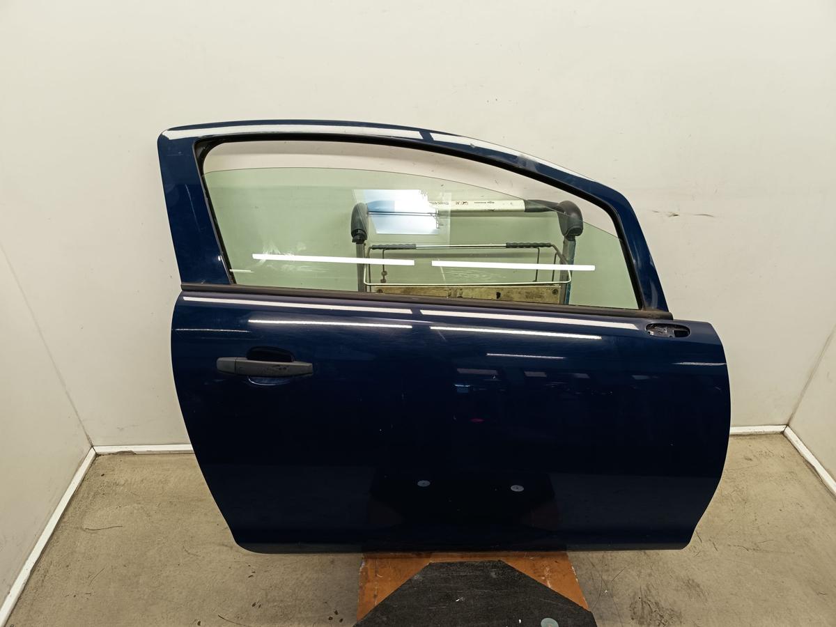 Opel Corsa D original T&uuml;r vorn rechts Beifahrerseite Z20Z Royalblau Bj 2011