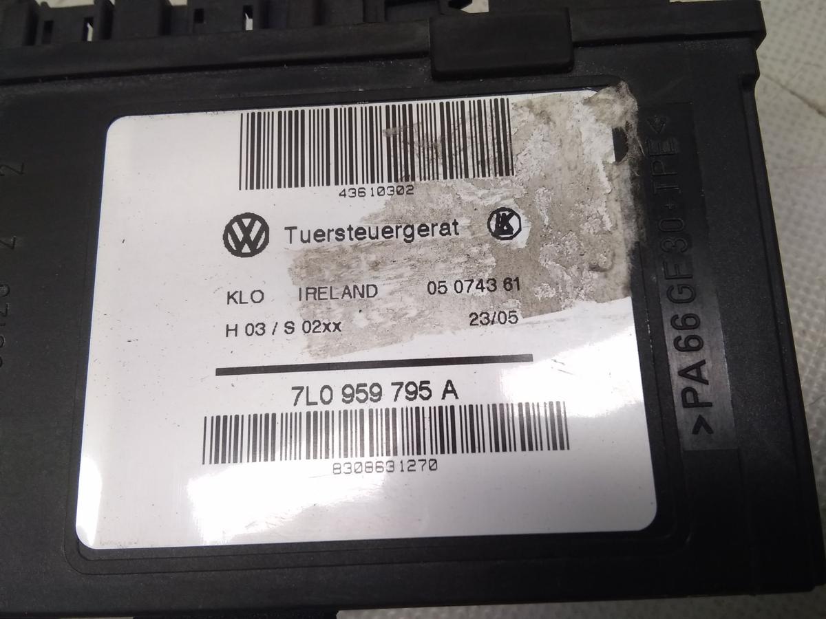 VW Touareg 7L original Fensterhebermotor hinten links 7L0959795A Bj.2005