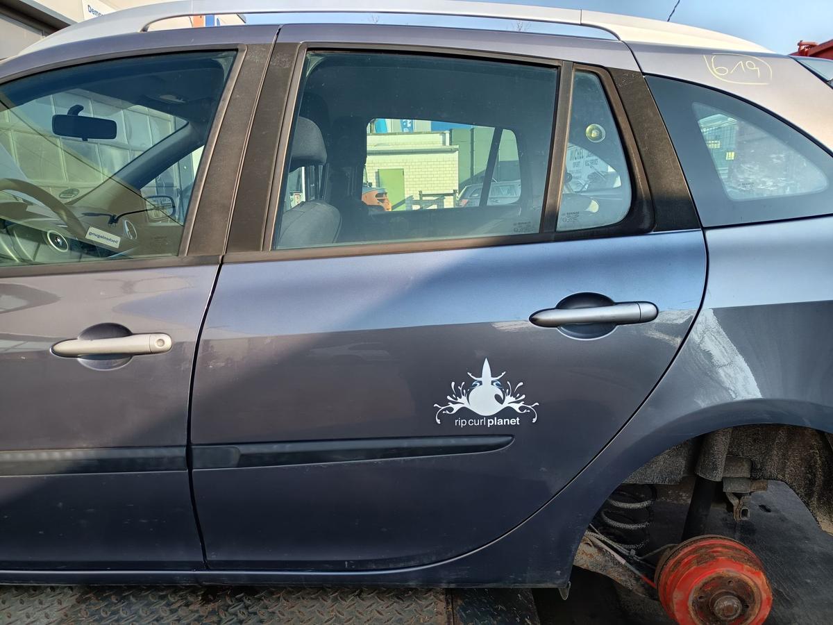 Renault Clio III Kombi original T&uuml;r hinten links TEJ47 Blue Gris Baujahr 2008