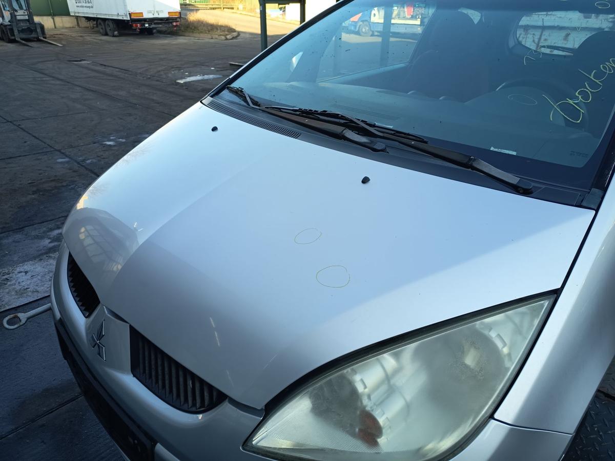 Mitsubishi Colt Z30 orig Motorhaube Klappe/Deckel/Front A50 Pure silver Bj 2005