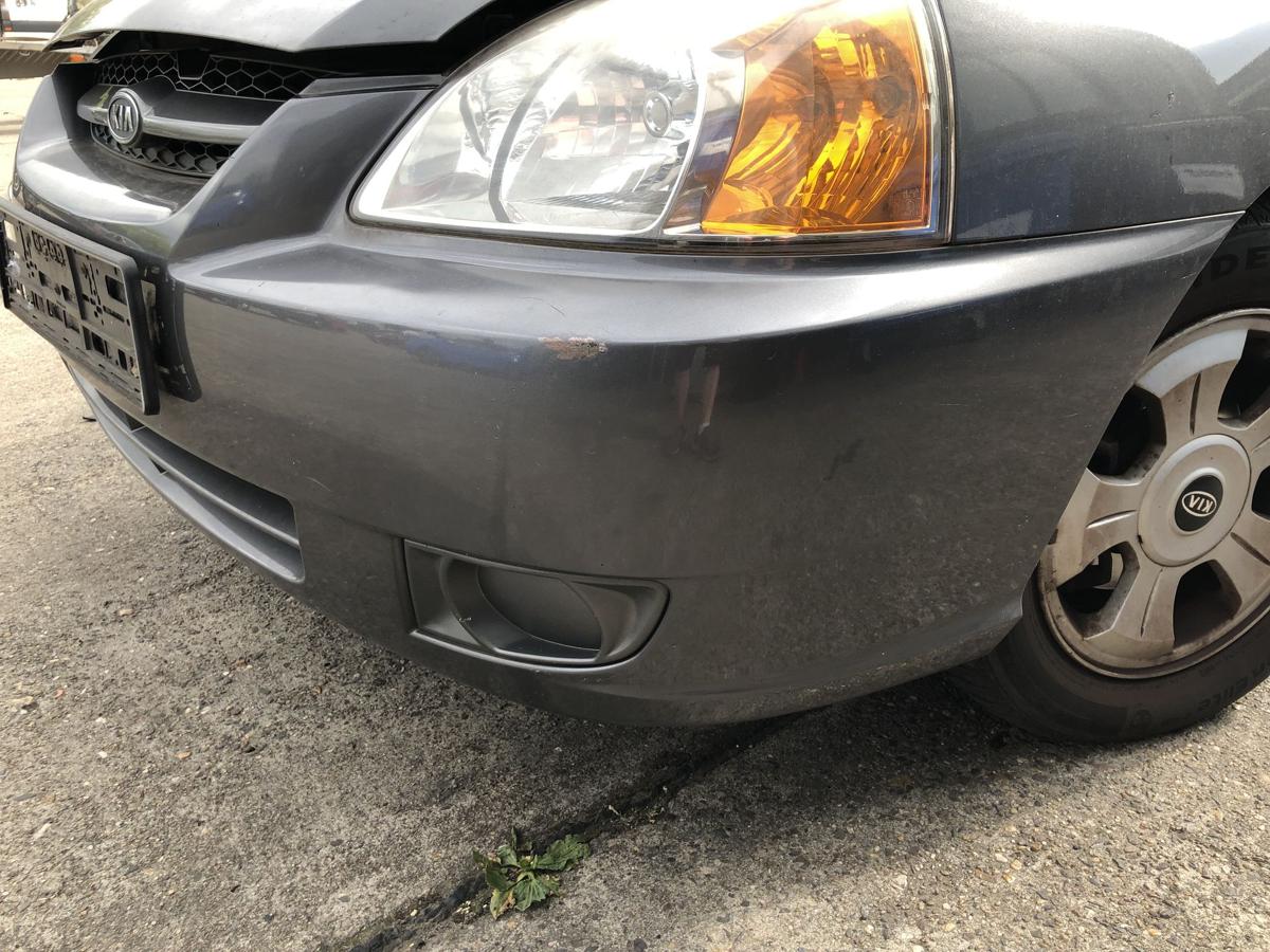 Kia Rio DC Stoßfänger vorn Frontschürze Facelift ohne PDC V9 Pewter Grey