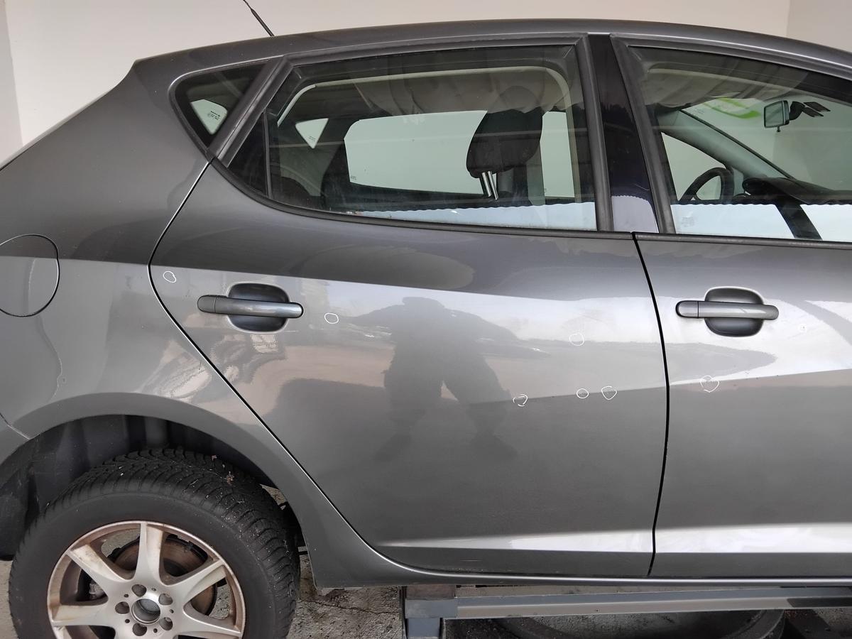Seat Ibiza IV 6J Tür hinten rechts LX7R lavagraumetallic 5türig Fließheck BJ2012