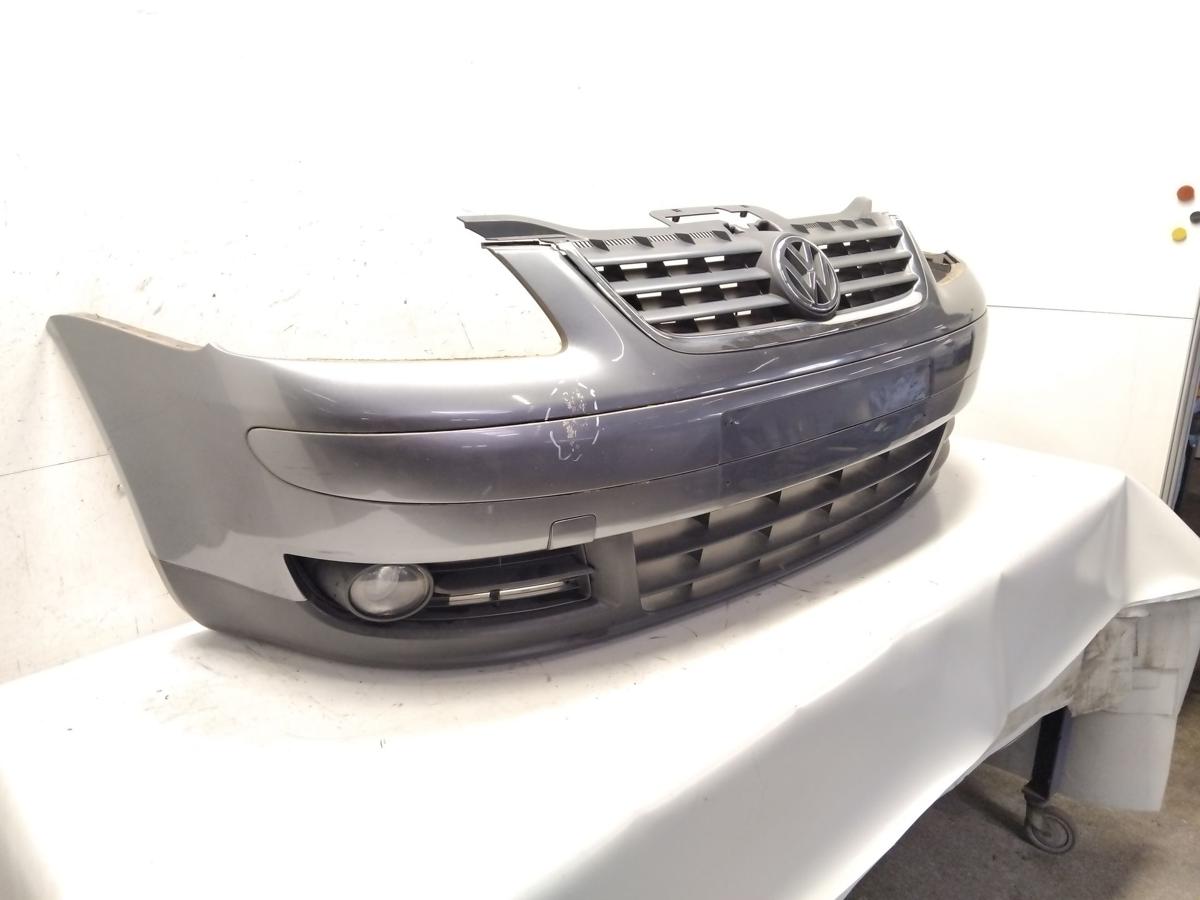 VW Touran 1T original Sto&szlig;stange Stossf&auml;nger vorn LD7X platinumgrey BJ2006