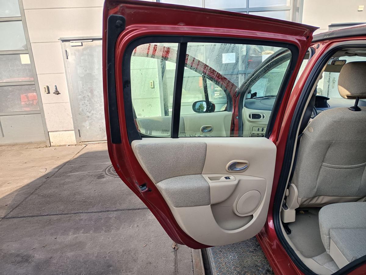 Renault Modus original T&uuml;r Roht&uuml;r hinten links TEB76 RED OF FIRE Bj 2005