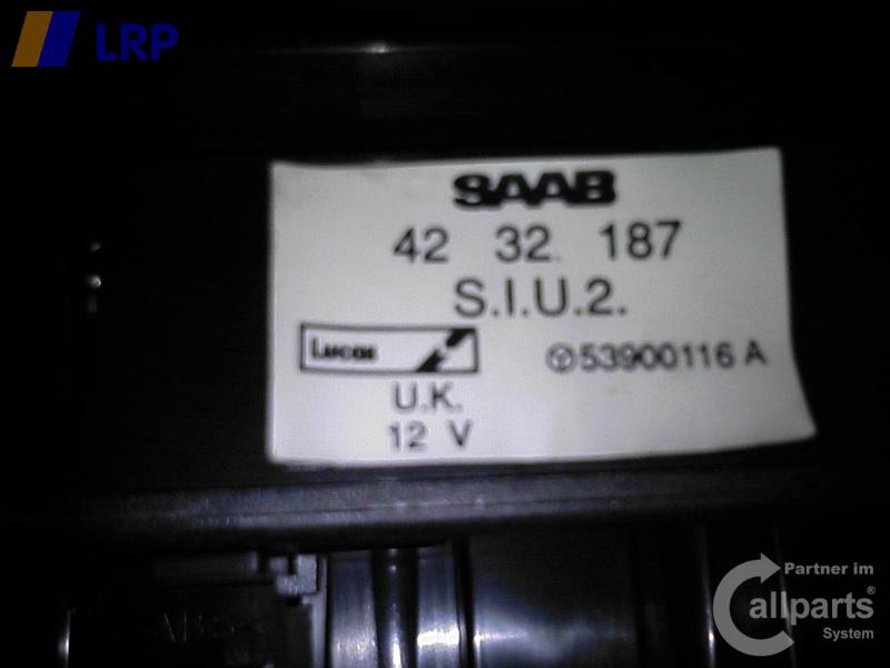 Saab 900 YS3D Bj. 1993 Bordcomputer 4232187 Lucas 63900116A