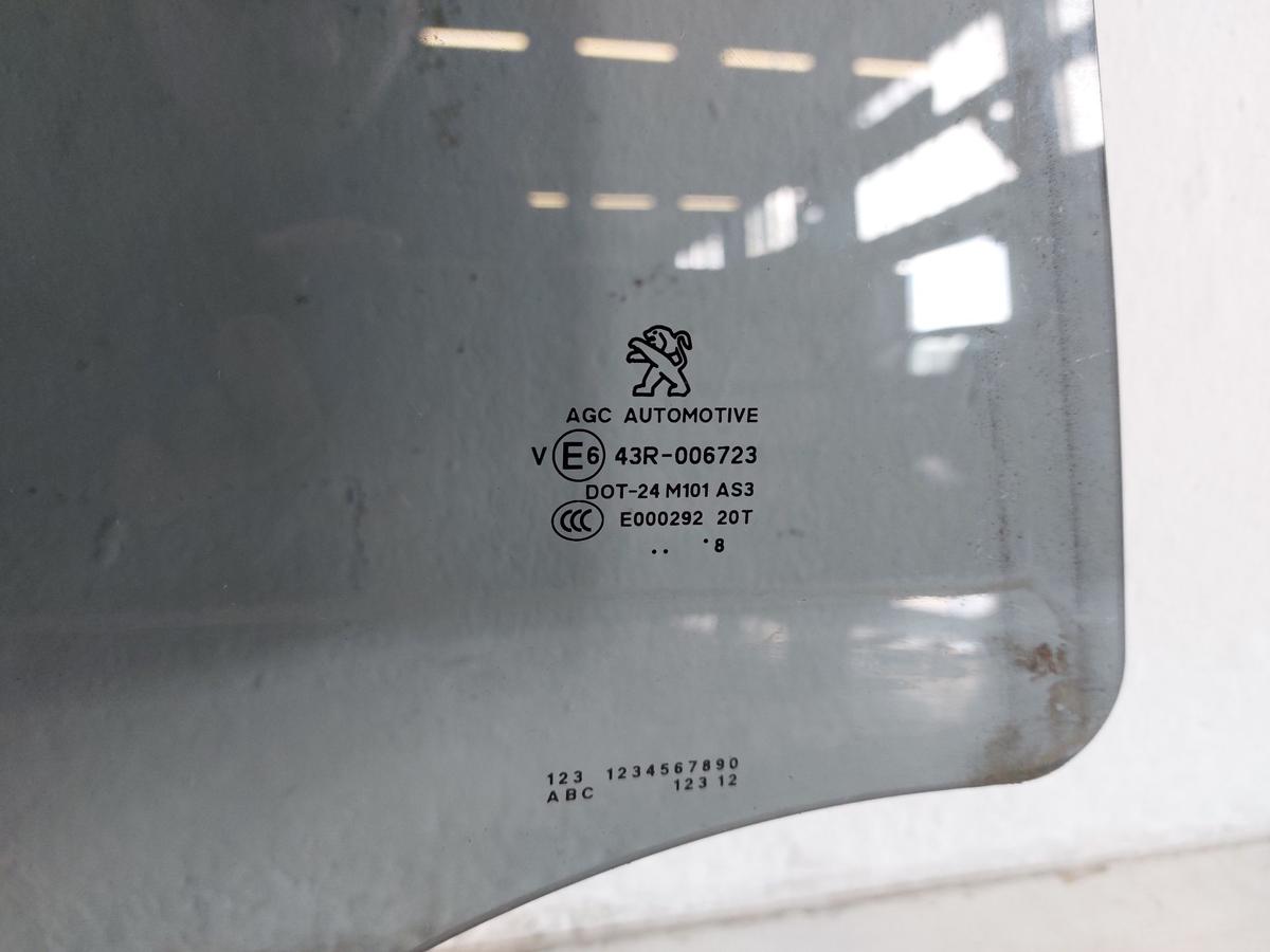 Peugeot 2008 I CU ab16 Seitenscheibe hinten rechts Türscheibe Werkstönung