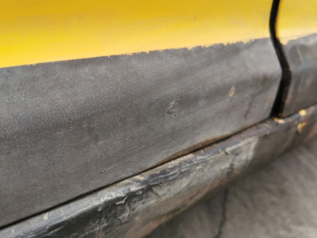 VW Caddy 2K Fahrertür Tür Autotür Rohbautür vorn links ginstergelb R132 TEXT