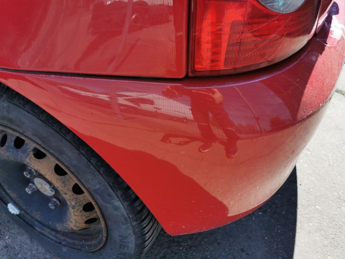 Renault Clio 2 Campus Stossfänger Stossstange Bumper hinten OV727 Red Brisk