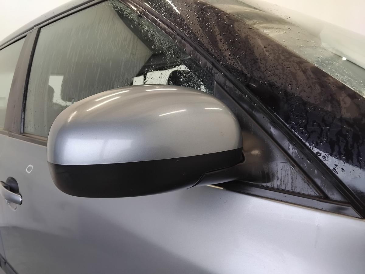 Skoda Fabia 2 5J Facelift orig Au&szlig;enspiegel rechts manuell BJ2013 LF8L Platingrau