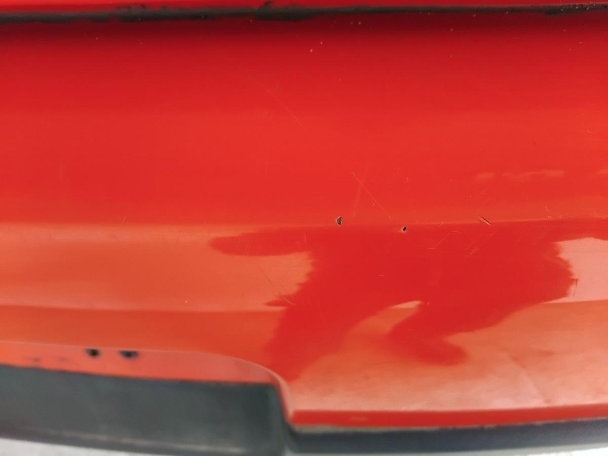 VW Golf 5 1K orig.Stossf&auml;nger Sto&szlig;stange hinten tornadorot LY3D Flie&szlig;heck BJ2004