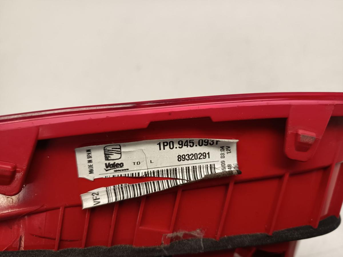 Seat Leon 1P Facelift Bj 2009 original Rück-Heck-Schlussleuchte links innen