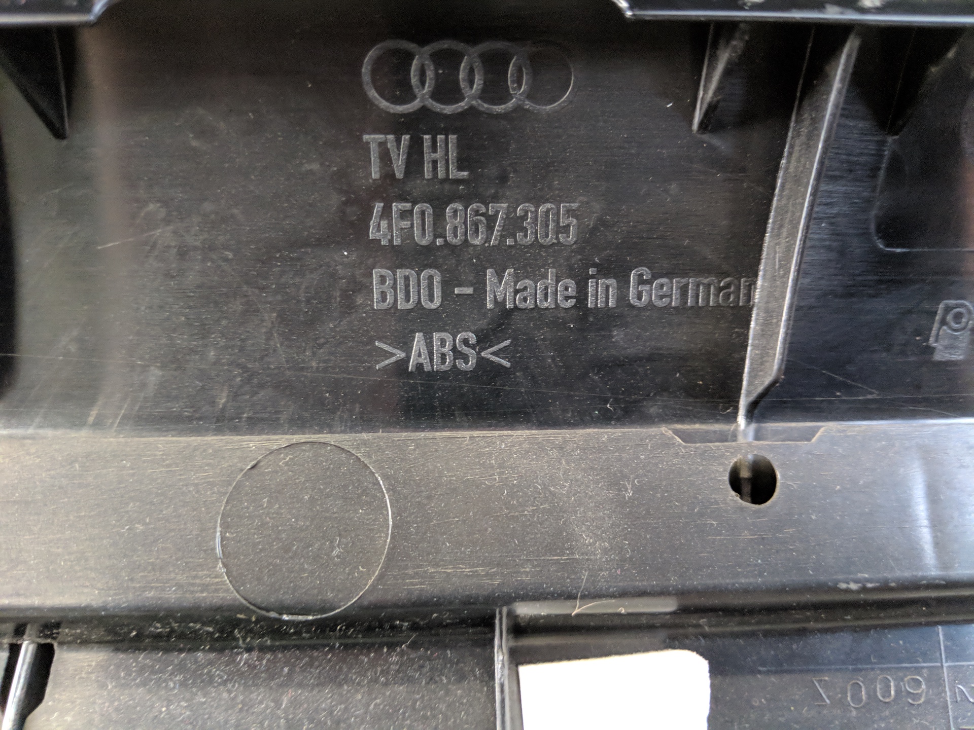 Audi A6 4F LIMO Bj 06 Türverkleidung hinten links 4F0867305