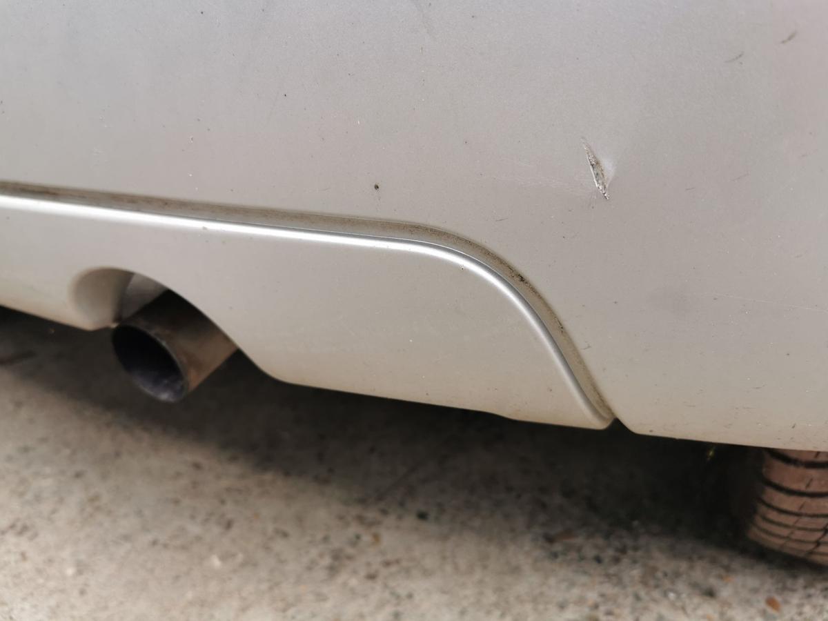 Peugeot 1007 K Stossfänger Stossstange Bumper hinten EZR Aluminiumgrau BILDER