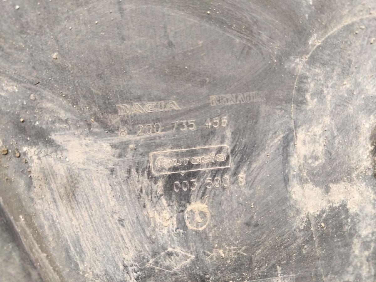 Dacia Sandero 1 original Sto&szlig;f&auml;nger Sto&szlig;stange hinten rot BJ2009